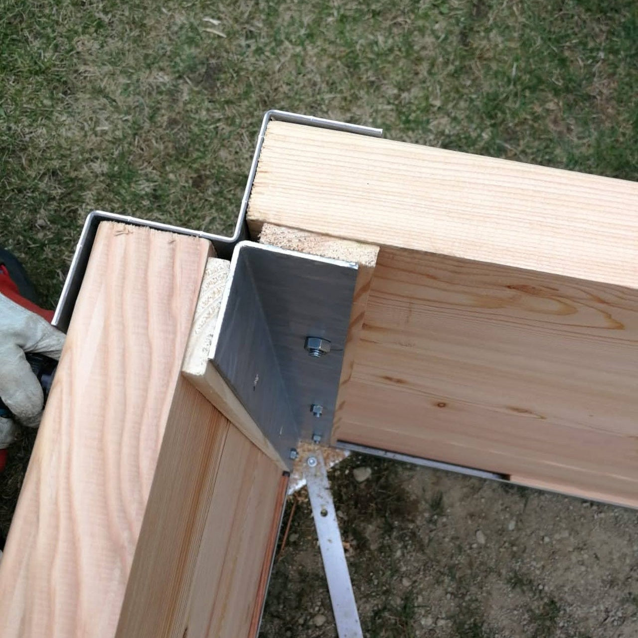 1x ståldelersett for høyseng 3,0x1,4x0,75