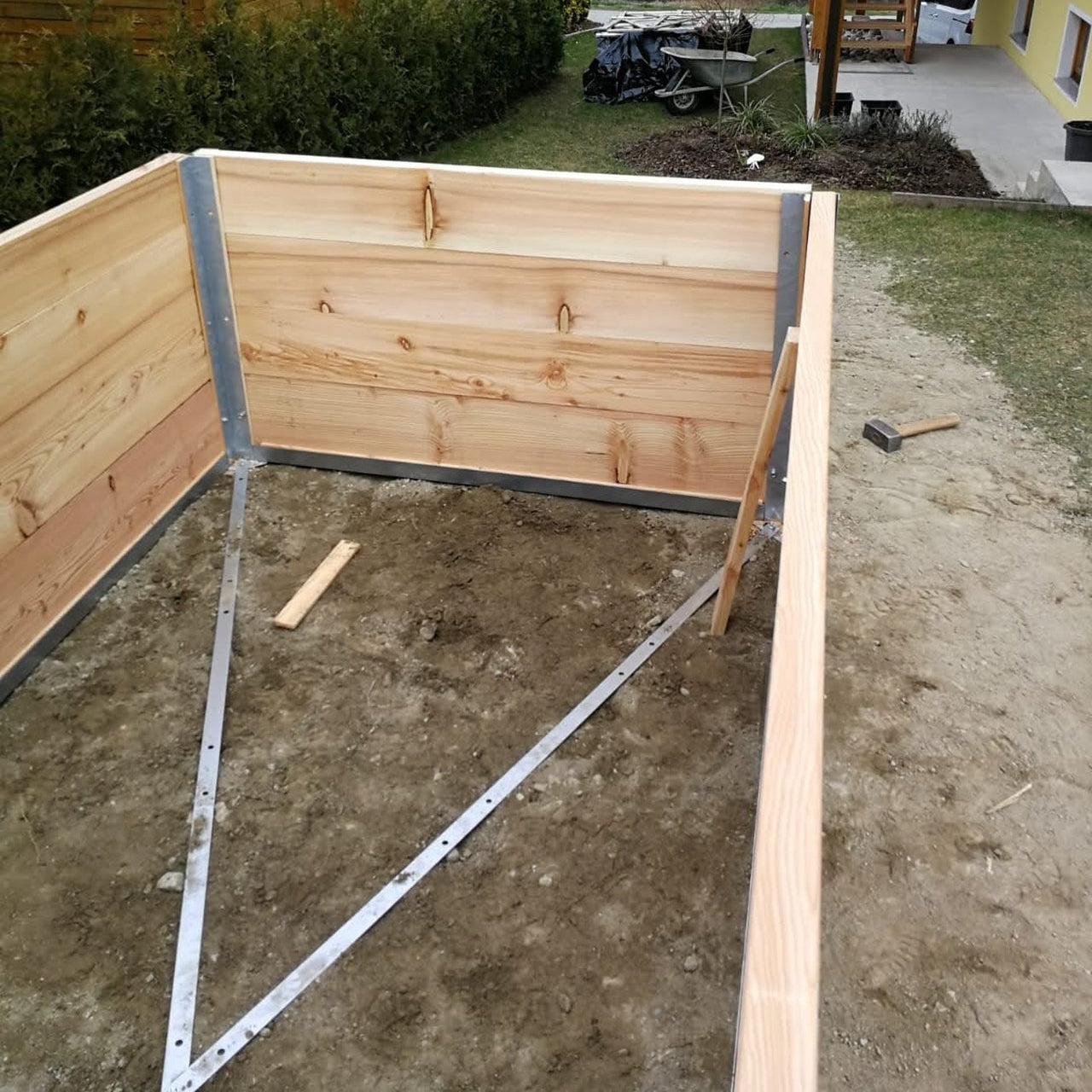 1x ståldelersett for høyseng 3,0x1,4x0,75