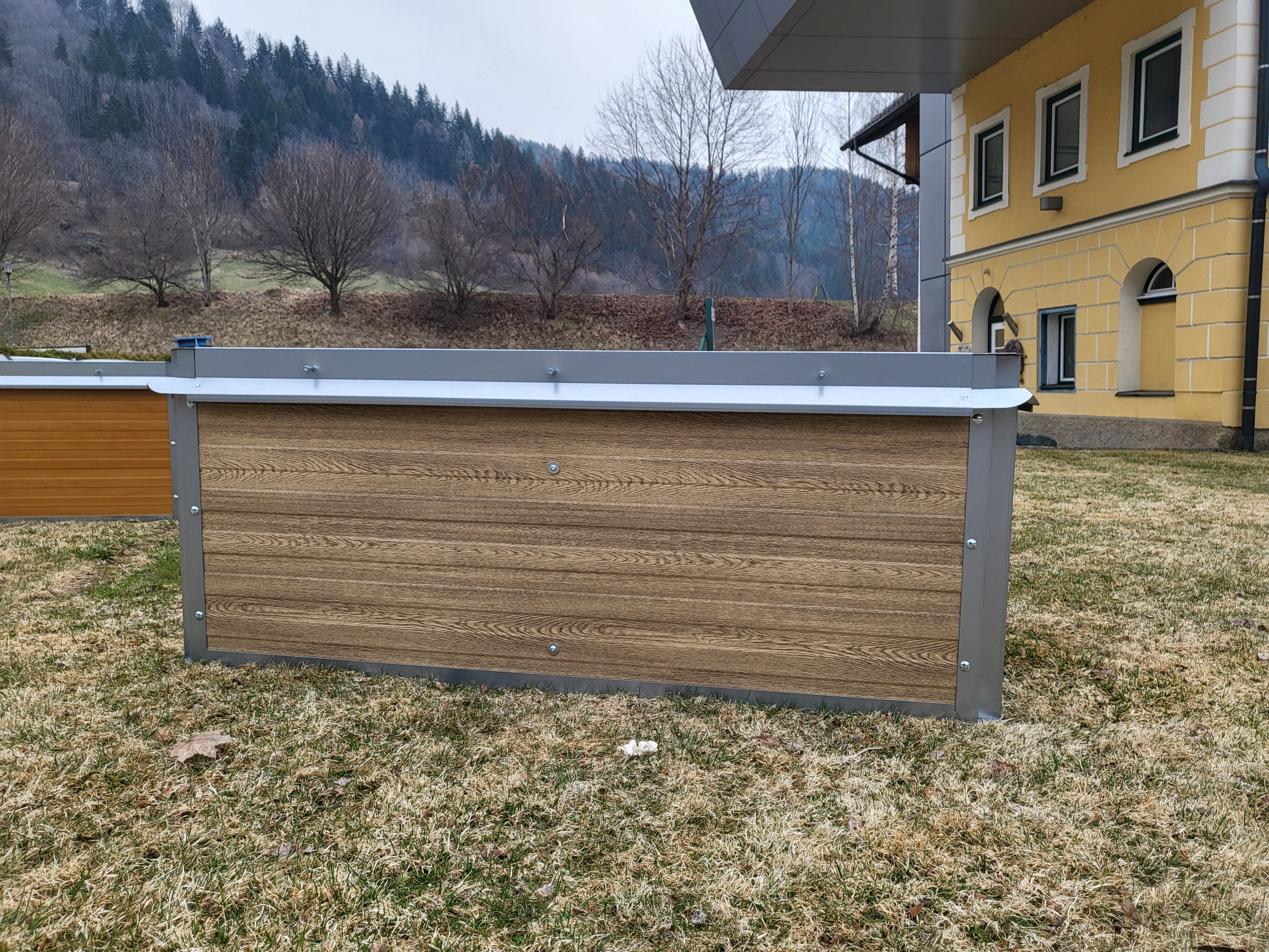 AKTION Auslaufmodel Hochbeet Ursula  Design Golden OAK 1,90x1,4x0,75m