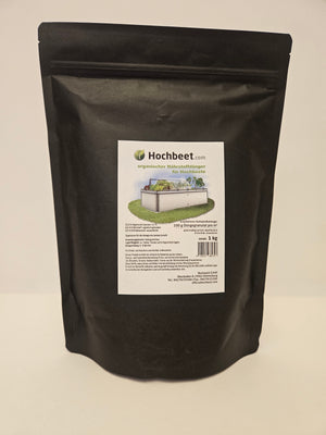 Hochbeet Dünger Beutel Vorderseite