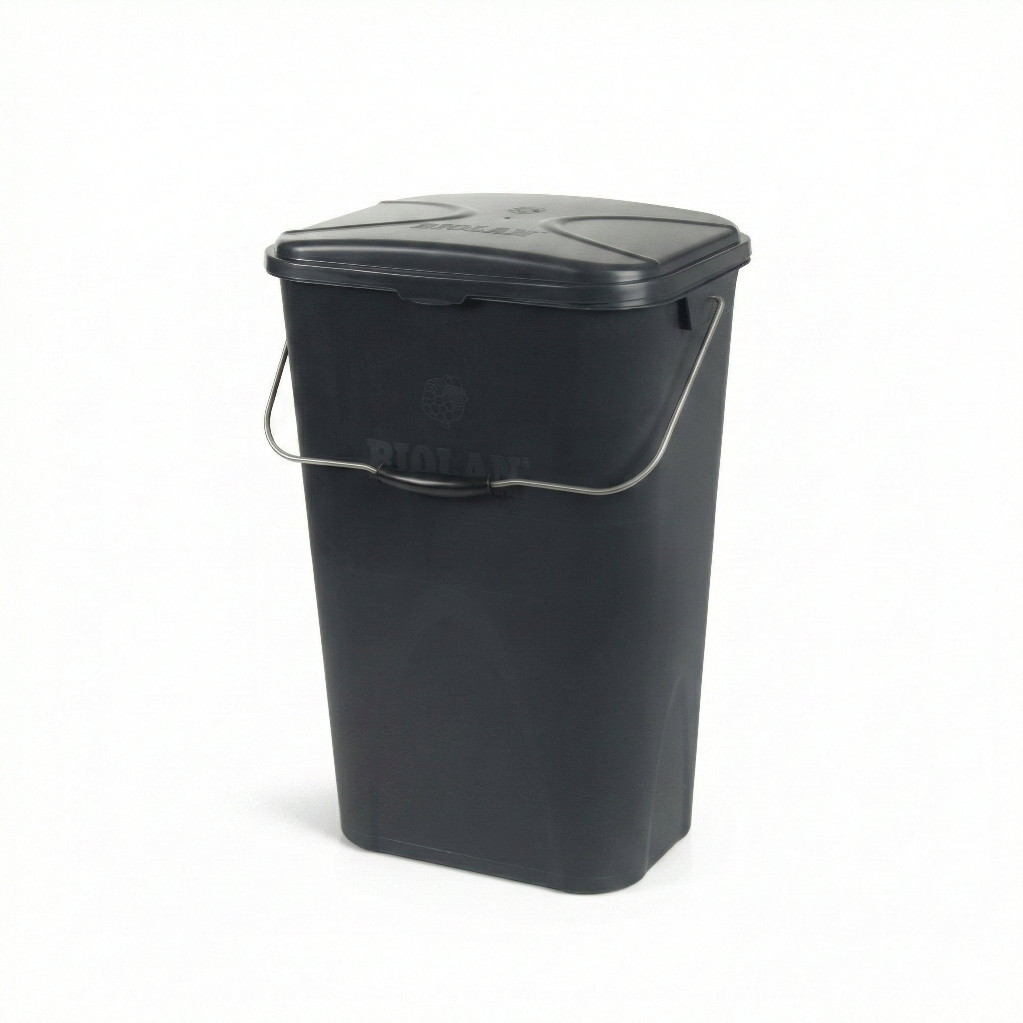 Weatherproof bucket for spreading material