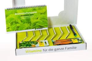 Hochbeet Ursula Inhalt Startpaket inkl. Bewirtschaftungsplan & Samen