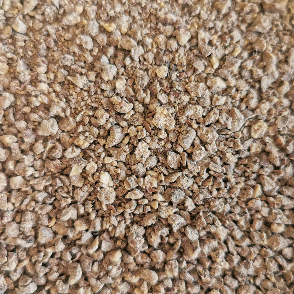 Nahaufnahme Hochbeet Dünger