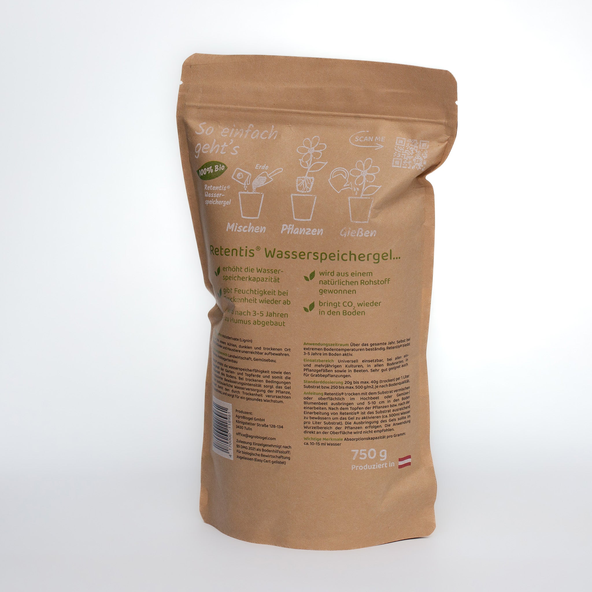 Retentis® Wasserspeichergel