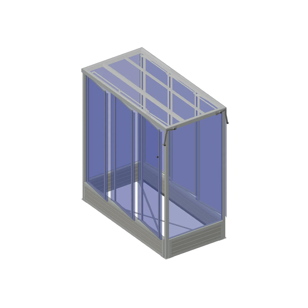 Grafik Tomatenhaus leicht geöffnet