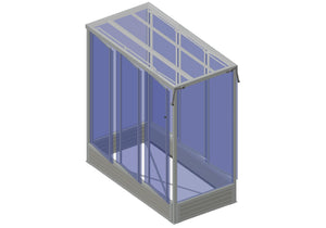 Grafik Tomatenhaus leicht geöffnet