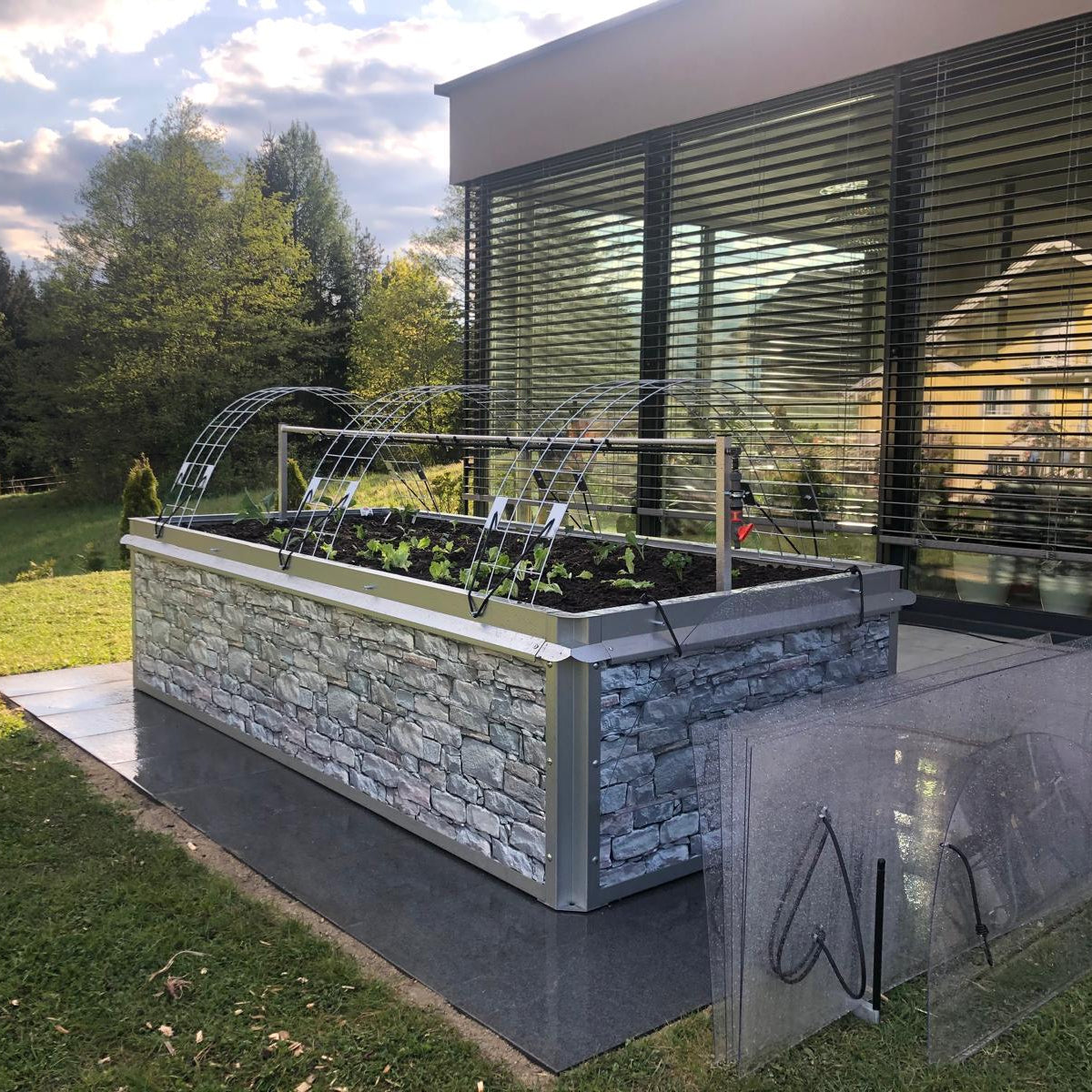 Raised bed set "cold frame"