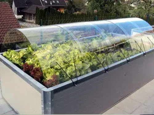 Hochbeet im Garten – zweites Kundenfoto von K. Pellegrini aus Tirol