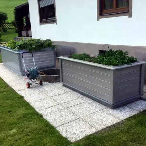 Hochbeet im Garten – Kundenfoto von W. Haller